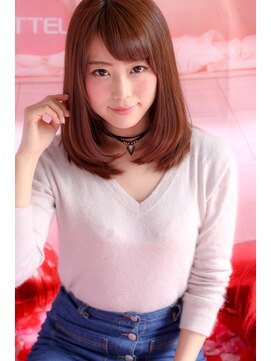 マーリャヘアー(mallia hair) 甘めバングミディアムヘアーby☆塚本あつし