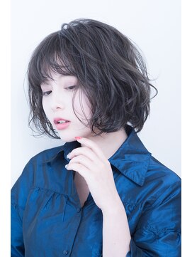 ティーシースペース 元住吉店(T.C.SPACE) 【ローウェイトボブ】　ニュアンスカール　×　グレージュカラー