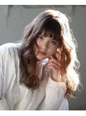 ロブノーブルクラシカルバイヤージュパーマミディ