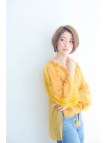 プリマ(PRIMA)&nbsp;ふんわりボリューム感♪ナチュラルブラウンボブ３