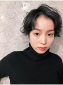 【NORA Journey】くせ毛風パーマのハンサムショート
