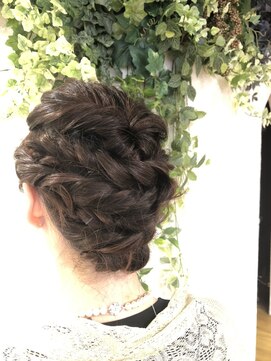 クロック 松井山手店(Clock) 【Clock 川島充喜】結婚式やパーティーでクラシカルヘアアレンジ