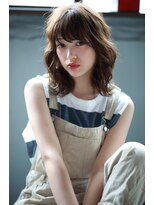 クロム(Chlom)&nbsp;Chlom立川☆くせ毛風ふわミディベージュカラーTEL 0425125655