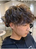 【MITSU】スリークショート×スパイラルパーマ×ツーブロック