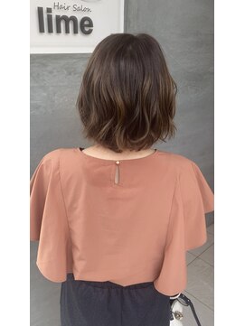 ライム(lime) ウェーブボブ