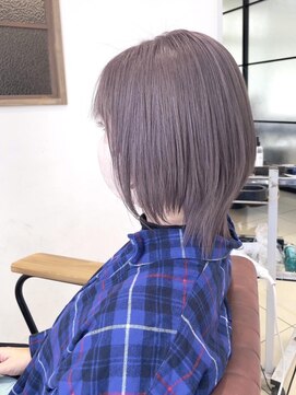 クアトログランシュ ひたちなか店(QUATRO×GranCieux) ピンクラベンダー　【ひたちなか/ブリーチ】