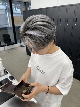 リップスヘアー 銀座(LIPPS hair) シルバーバレイヤージュ