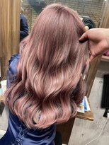 ラフ(LAFF)&nbsp;#バレイヤージュ#グレージュカラー#ボブウルフ#ココアベージュ