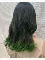 アズーア ヘアーアンドスパ(azure hair&spa) 裾カラー