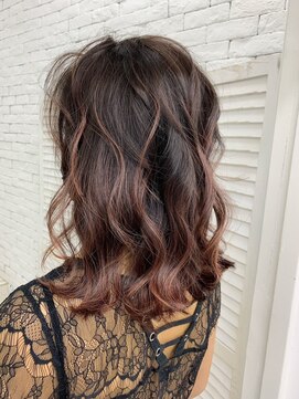 ソアバイリコヘアー(soar by LiCO Hair) レッドバレイヤージュ