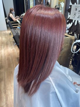 ヘアリゾート粋 トゥジュ 池袋東口店(tujuh) ピンクラベンダーブラウン/艶髪カラー