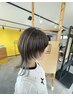 カット＋【インナー/イヤリングカラー】＋全体カラー＋2Stepトリートメント
