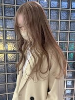 ペレ 梅田(PELE)&nbsp;前髪/アンブレラカラー/こなれミディ/イメチェン/ウェーブパーマ