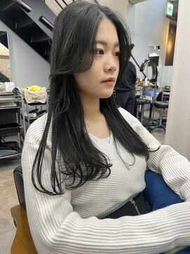 ヌープヘアーアイス(NUUP.hair ici) ブリーチなし透明感オリーブベージュ