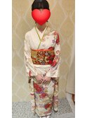 振袖着付け＋ヘアセット￥10,200