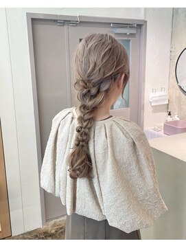 メク(meku) ふわふわ編み下ろしアレンジ*