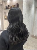 コテ巻き風パーマ