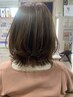 カット＋白髪染めカラー＋髪質改善トリートメントor頭浸浴/12650