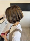 コントラストカラーボブ