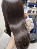 《ash brown×美髪矯正:》