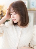ミルクティーアッシュ小顔内巻きワンカールc6川口20代30代40代