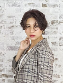 カットインシャイ 心斎橋店(Cut-in Shy)の写真/【心斎橋/四ツ橋】髪質、骨格に似合うまとまりやすいShortStyleに◇360度美しいショートならお任せ★