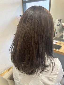 ヘア ルーナ バイ アプリーレ(hair lune by Aprire) 30代40代50代グレージュ白髪染めカラー×髪質改善