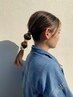 【30分で仕上がりは丁寧に】シンプルヘアアレンジ　￥3300