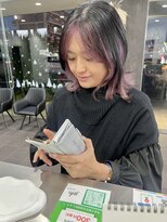 ガルボヘアー 桟橋店(garbo hair) インナーカラー ラベンダー