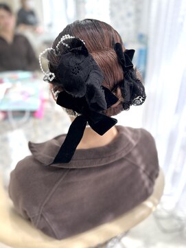 サクララ(Sakura la) リボンヘア/成人式ヘア/着物ヘア/振袖/ヘアセット/鎌倉