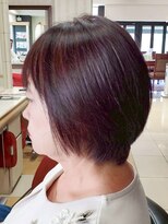 ヘアークリアー 春日部 ミセス グラデーションボブ×ピンクカラー