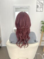 シャルムパリス(charme paris)&nbsp;ピンクカラー　ローズピンク　ウルフ　髪質改善トリートメント