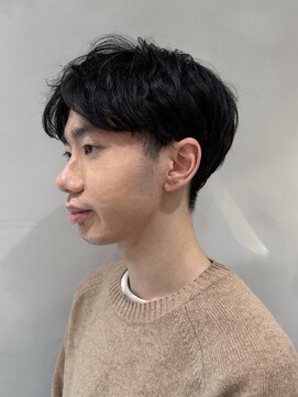 ボタンヘアー 日吉(BoTaN HAIR) メンズマッシュ/マッシュパーマ/ニュアンスパーマ/黒髪/日吉