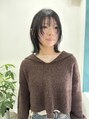 ヘアースタジオ ゼン(hair studio Zen)&nbsp;お顔まわりをしっかり切り込んだハッシュボブ◎
