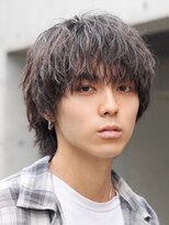 バイフィフス 原宿/表参道(by fifth)&nbsp;原宿ツイストスパイラルパーマメンズカットラウンドマッシュ