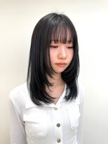 ハニー 町田(HONEY)&nbsp;ミディアムレイヤー/レイヤーカット/結べるレイヤー