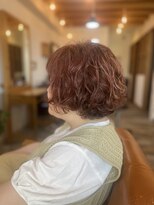 トップヘアー 総社駅南店(TOP HAIR) 【レディースヘア/ボブ/パーマ/ピンクカラー】