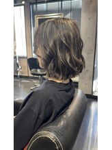 ヘア フラッグ 西葛西店(hair flag)&nbsp;### 大人っぽく楽しむハイライトボブ