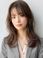 ルーム 大通店(ROOM)&nbsp;髪質改善透明感カラーモカブラウンくびれレイヤーロング秋カラー