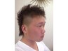 【メンズ限定】男前カット+眉毛カット  