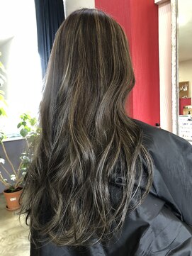 カレント(Current) グレージュメッシュグラデ