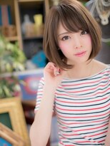 カバーヘア イヴ 戸頭店(COVER HAIR EVE)&nbsp;*+COVER HAIR+*…前下がり大人ボブでアーバンレディstylc