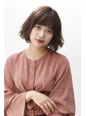 大人可愛い無造作ボブ★アンティークアッシュ