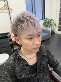 ブリーチ必須！ピンク系ホワイトブリーチグラデーション