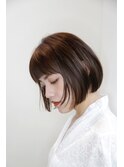 大人かわいい☆切りっぱなしボブ♪