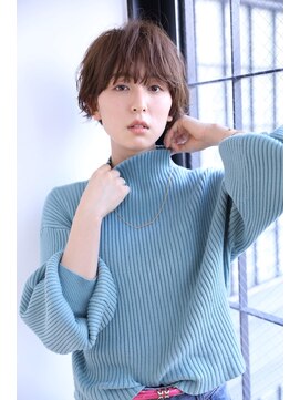 ノンダメージサロン ステラバイボヌール(Stella by Bonheur) ショートパーマ/ベージュ