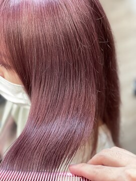 ヘアーリゾートガーデンバイトロント 船橋法典店(Hair Resort Garden by Toronto) ピンクカラー【船橋、西船橋、市川大野、新船橋、塚田】