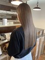 ダブルオオガキ (W-ogaki) 色落ちしても白髪が目立たないカラーに髪質改善を合わせて♪