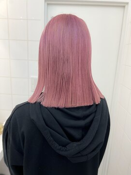 デート 下北沢(DATE) ダブルカラーミルクティーベージュカラーケアブリーチハイトーン