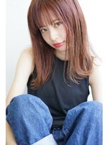 ルモア(RUMOR)&nbsp;Rumor【ピンクカラー×３Dカラー】ピンクアッシュジグザグバング